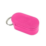 Kraoden Pill Keychain Pill Holder, Micro Sized and Lightweight with Magnetic Slide, Handmade for Secure Daily Medication Storage